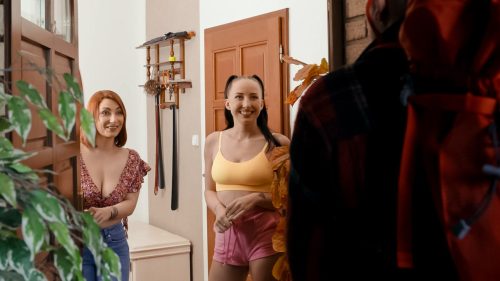 Suckin’ At The Homestay – Lucia Fernandez & Bella Angel