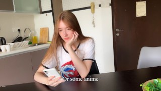 Step Sister Lost At Chess And Got A Double Load In Her Pussy