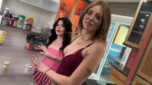 Horny Step Brother vs Lesbian Step Sister – Lola Valentine & Lucy Foxx
