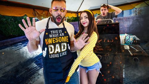 “I’ll Drain Your Cock Before the BBQ” – Serena Hill Gets Marinated In White Sauce